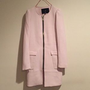 H&M light pink coat😍